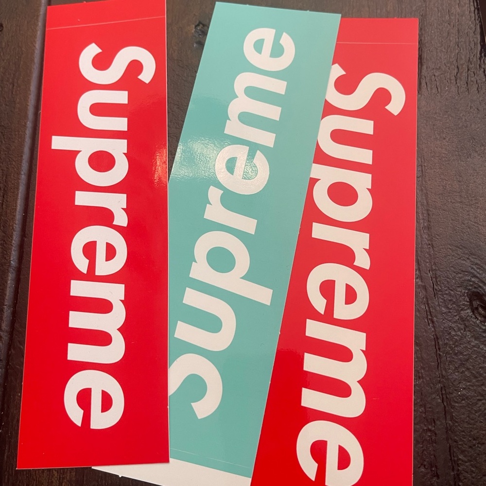 3 supreme stickers